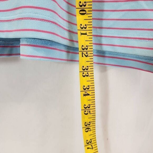 Johnnie-O Crew Performance Stripe Polo Size XXL E14 - Picture 3 of 11